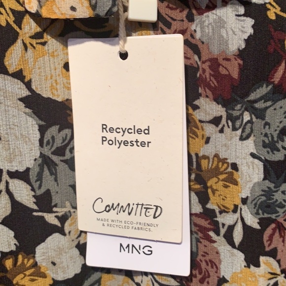 Mango Chiffon Floral Modest Dress 2 - Picture 14 of 16